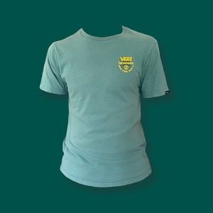 Vans Teal Graphic Logo Tshirt